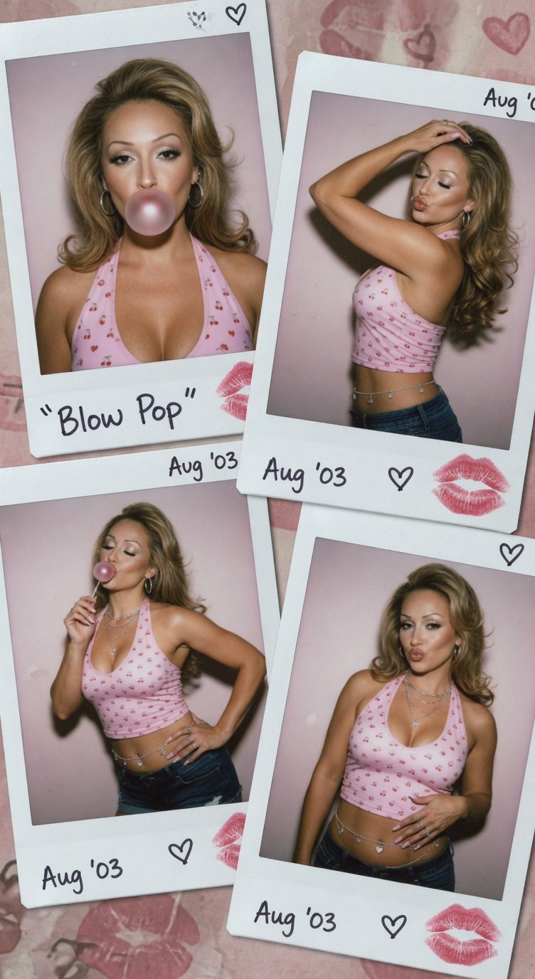 90’s Polaroid aesthetic